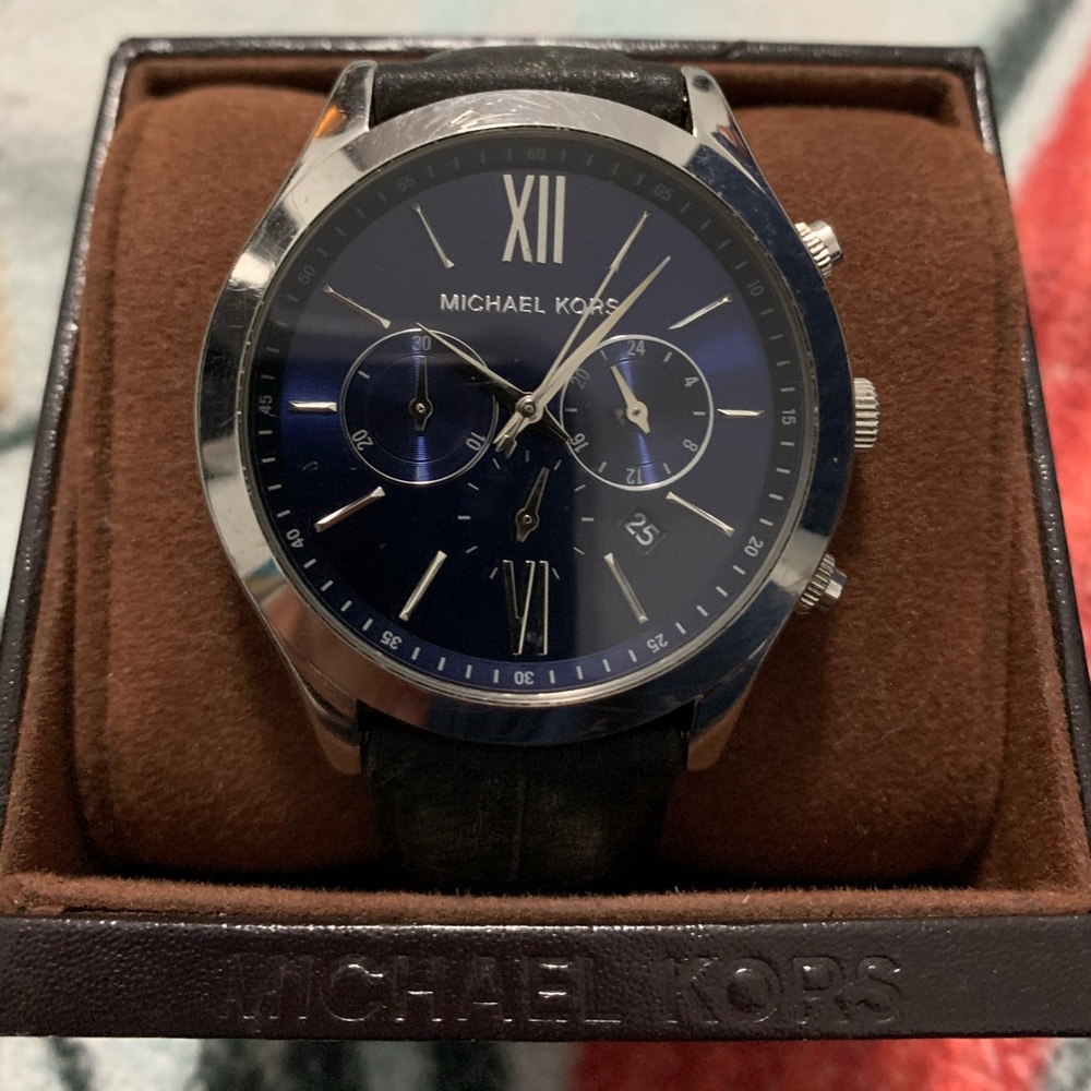 Michael Kors Blue Dial Watch - MK 8307